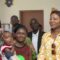 La Ministre Nassénéba TOURÉ, aux côtés des enfants de la pouponnière de Dabou