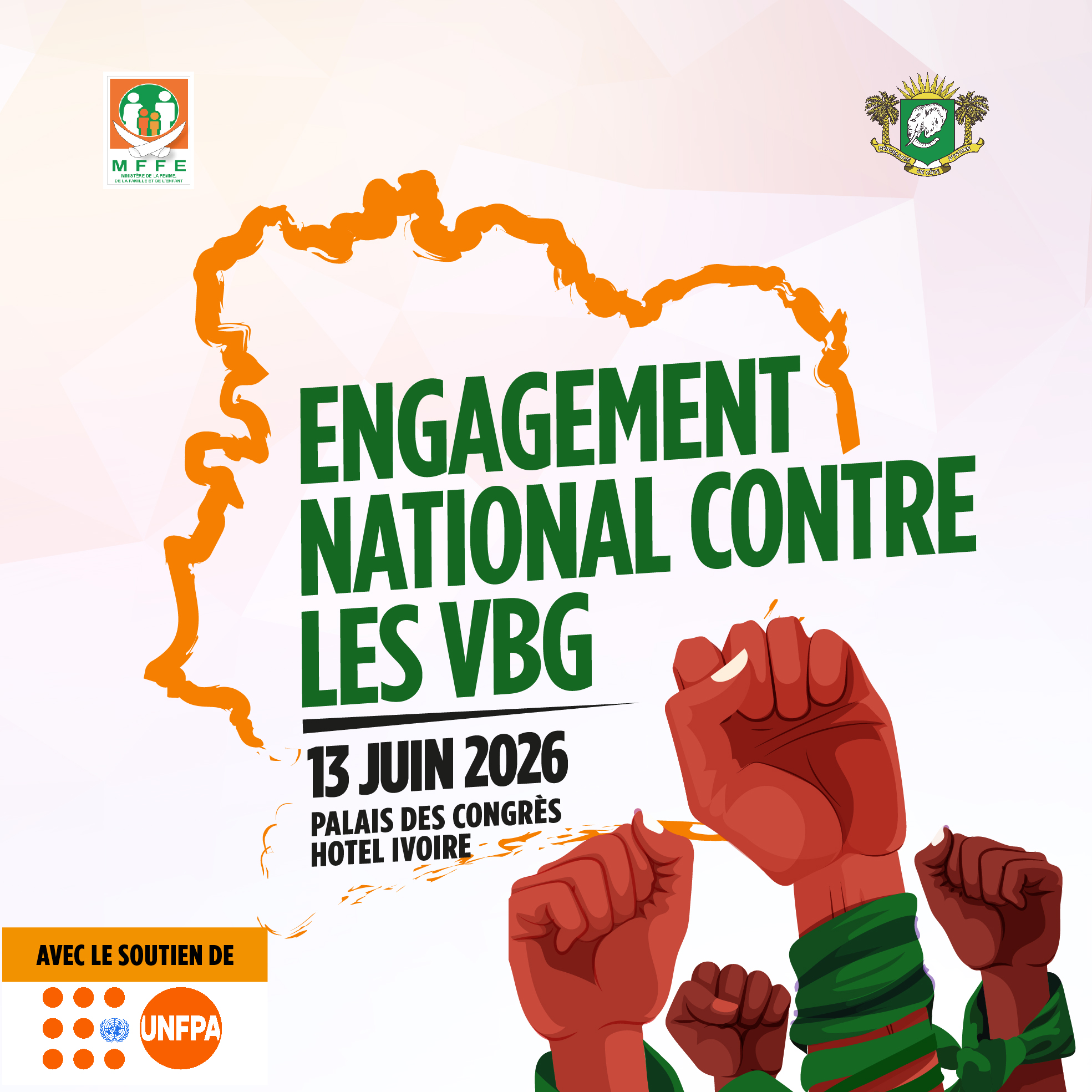 Cérémonie Engagement National contre les VBG -- 13 juin 2026
